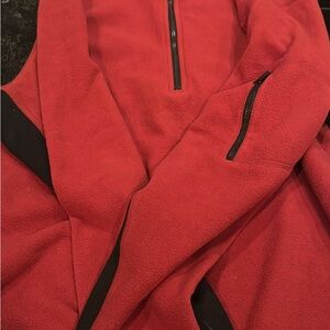 Banana Republic Burgundy Fleece with Black Details